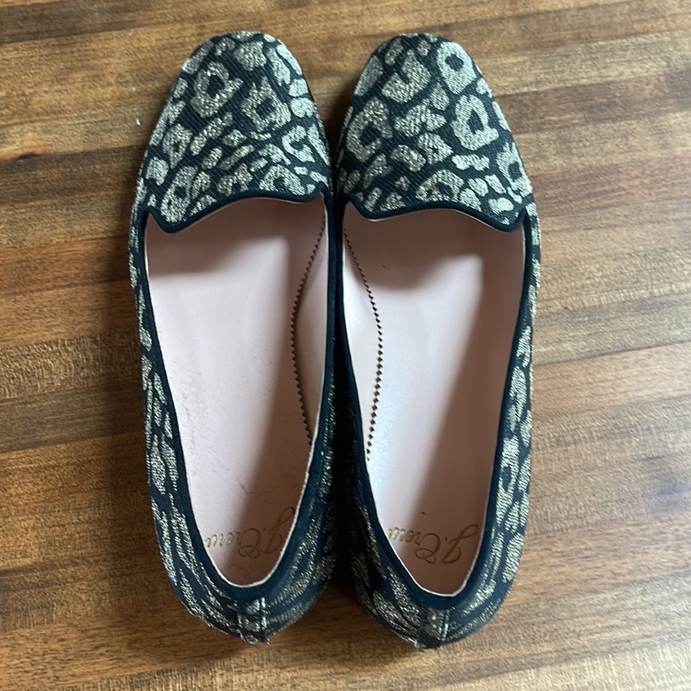 J. Crew animal print loafers. NWOT size 8 - Picture 6 of 10